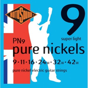 Струны для электрогитары ROTOSOUND PN9 STRINGS NICKEL