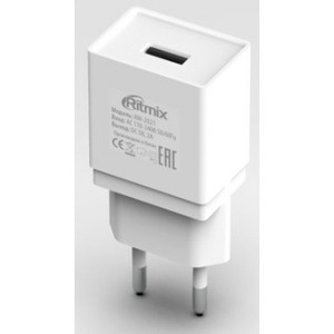 Сетевое зарядное устройство универсальное Ritmix RM-2021 white