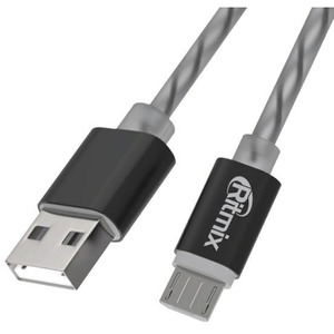 Кабель USB 2.0 Тип A - B micro Ritmix RCC-312 White 1.0m