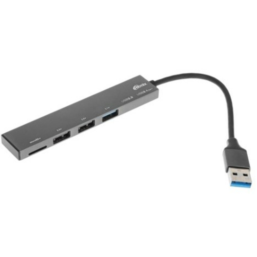 Хаб USB Ritmix CR-4315 Metal