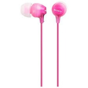 Наушники внутриканальные классические Sony MDR-EX15AP Pink