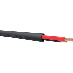 Кабель акустический с катушки двухжильный QED (QE4155) Professional QX16/2 UV Black