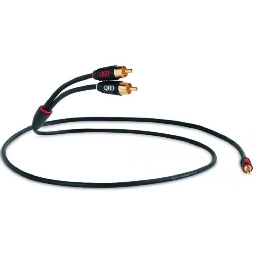 Кабель аудио 1xMini Jack - 2xRCA QED (QE5081) Profile J2P 1.0m