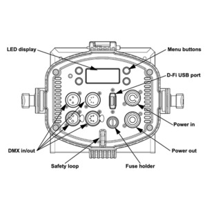 Прожектор театральный линзовый CHAUVET DJ EVE P-160RGBW