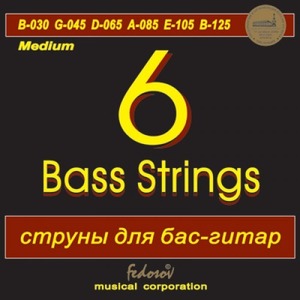 Струны для бас-гитары Fedosov GB6-1