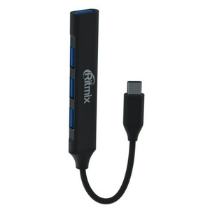 Хаб USB Ritmix CR-4401 Metal