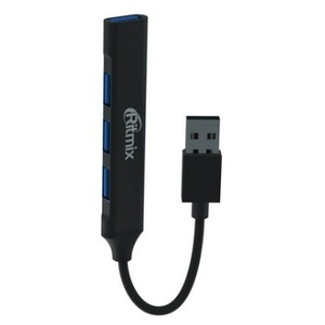 Хаб USB Ritmix CR-4400 Metal