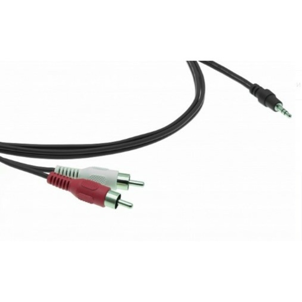 Кабель аудио 1xMini Jack - 2xRCA Kramer C-A35M/2RAM-10 3m