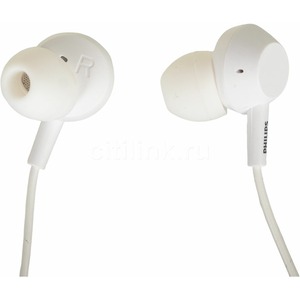 Наушники внутриканальные классические Philips TAE4105WT/00, белый