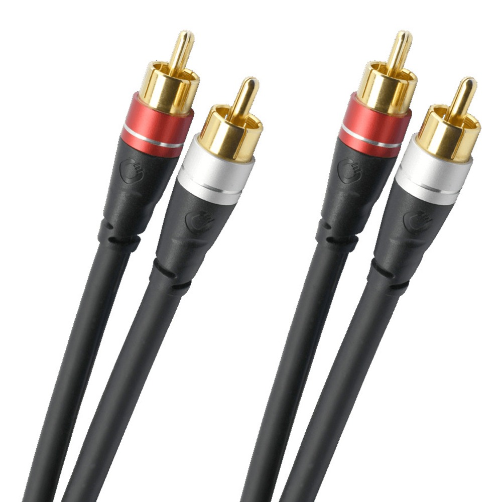 Кабель аудио 2xRCA - 2xRCA Oehlbach 33143 Excellence Audio Link RCA black 1.5m