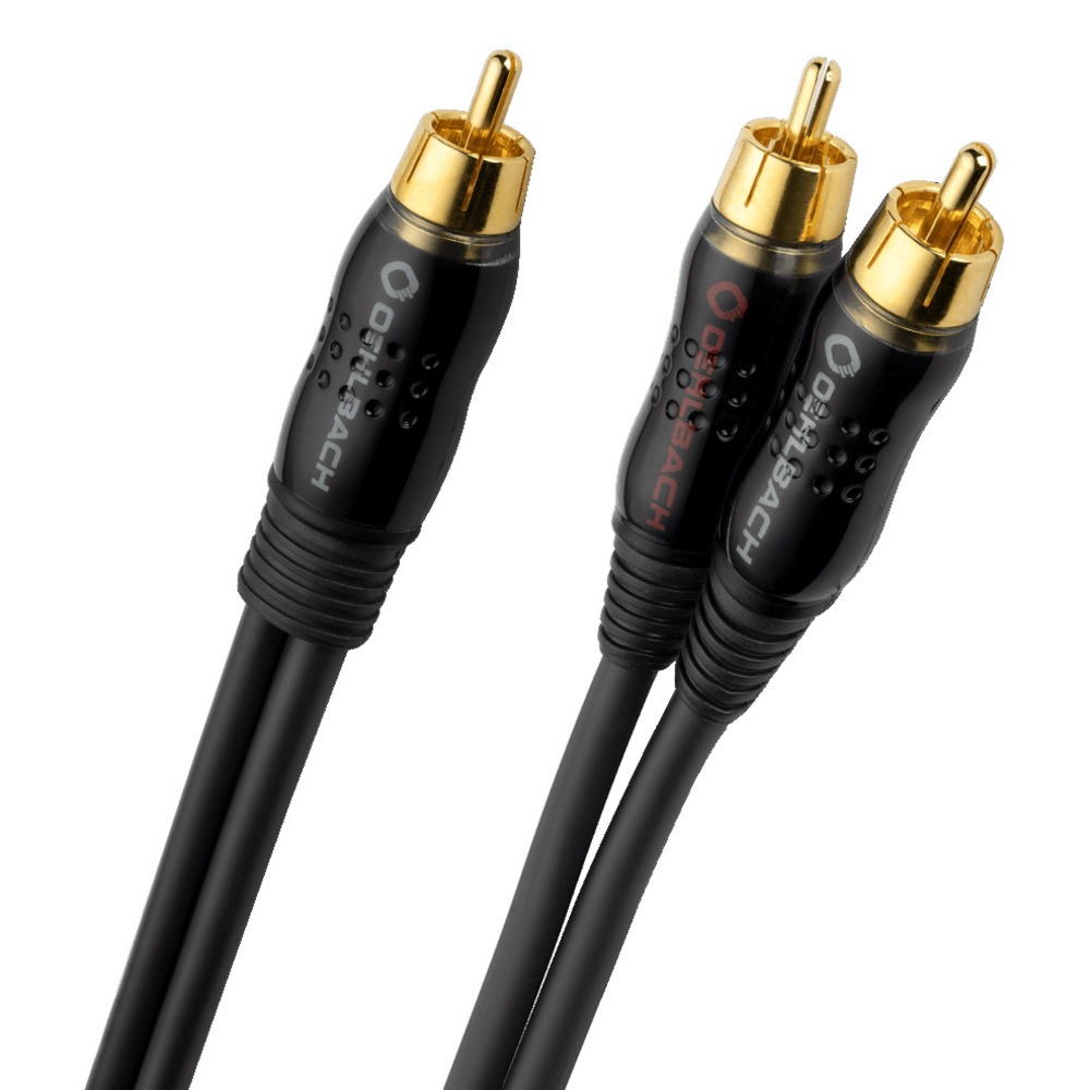 Кабель сабвуферный 1xRCA - 2xRCA Oehlbach 23703 Performance Y-RCA Sub Anthracite 3.0m