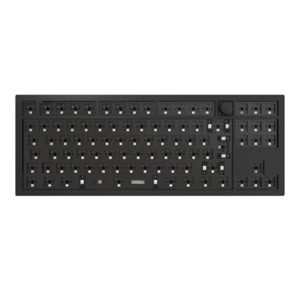 Клавиатура игровая Keychron QMK  Q3 TKL Knob алюминиевый корпус RGB подстветка Barebone черный