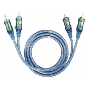 Кабель аудио 2xRCA - 2xRCA Oehlbach Master Connect Ice blue RCA 1.0m