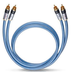 Кабель аудио 2xRCA - 2xRCA Oehlbach 13201 XXL-2 RCA 2x0.75m