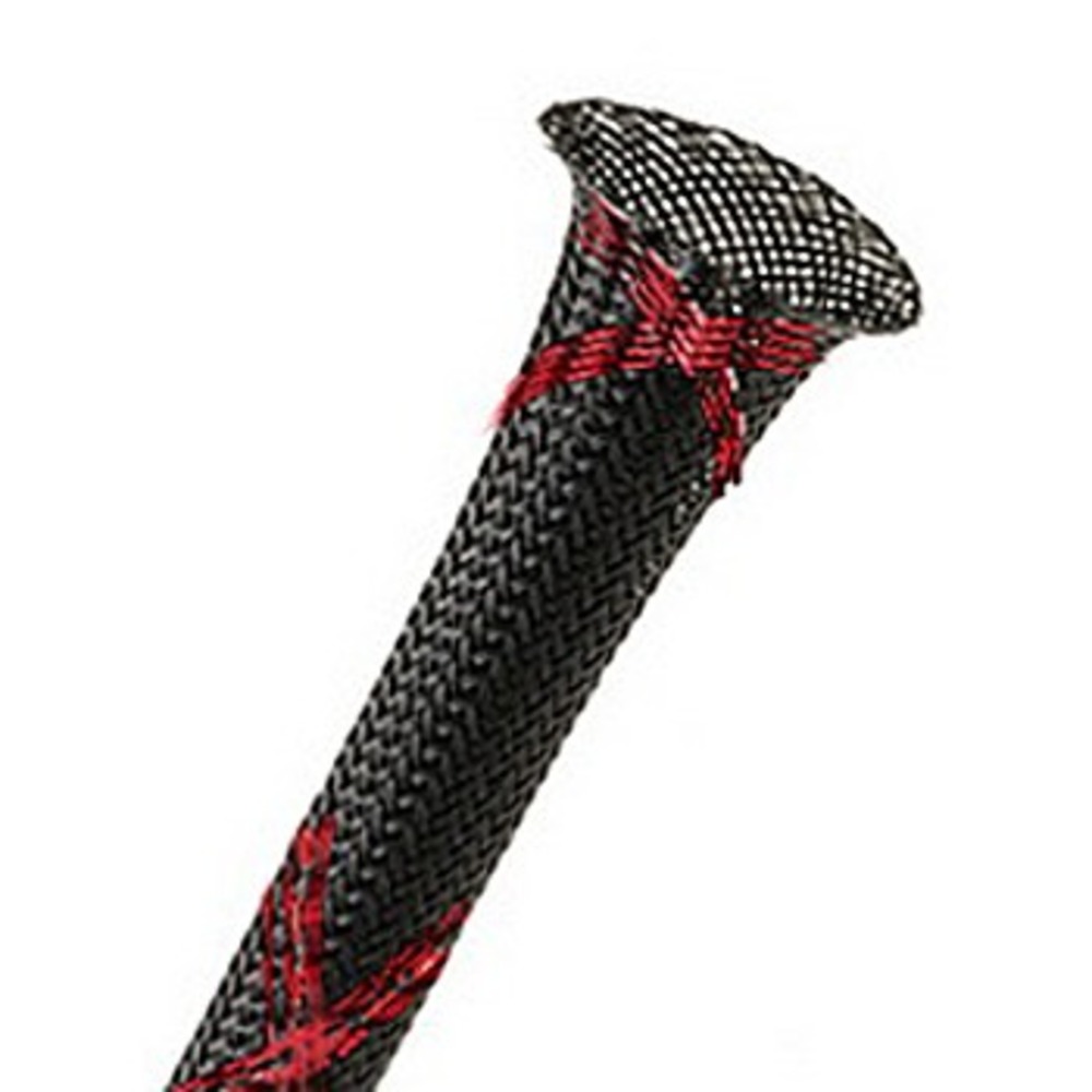 Защитная кабельная оплетка Rich Pro PT2/XR Nylon Skin Black-Red (3.2 - 10.9 mm)