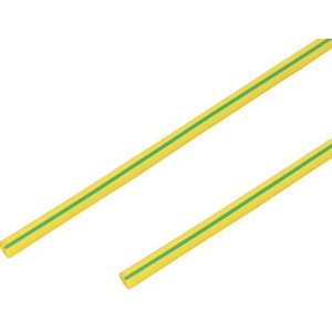 Термоусадочная трубка PROconnect 55-1207 12/6,0 мм, желто-зеленая, 1 метр
