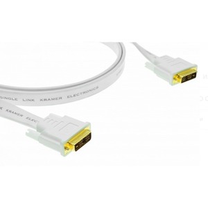 Плоский кабель DVI-DVI Kramer C-DM/DM/FLAT(W)-50 15.2m