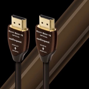 Гибридный оптический HDMI кабель Audioquest HDMI Root Beer 18 PVC 15.0m