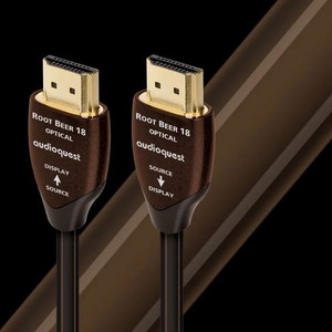 Гибридный оптический HDMI кабель Audioquest HDMI Root Beer 18 PVC 20.0m