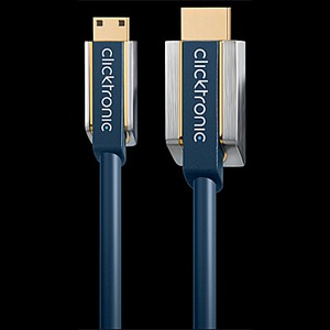 Кабель HDMI - MiniHDMI Clicktronic 70520 Mini-HDMI Cable 1.0m