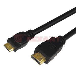 Кабель HDMI - MiniHDMI Rexant 17-6123 Gold (1 штука) 1.5m