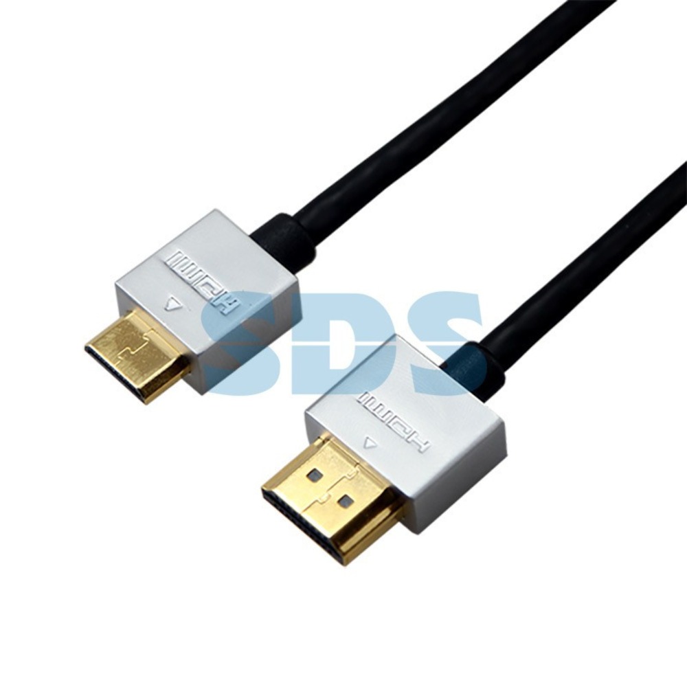 Кабель HDMI - MiniHDMI Rexant 17-6713 HDMI Gold Ultra Slim (1 штука) 1.5m