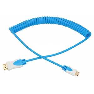 Кабель HDMI - MiniHDMI Rexant 17-7125 HDMI синий витой (1 штука) 2.0m