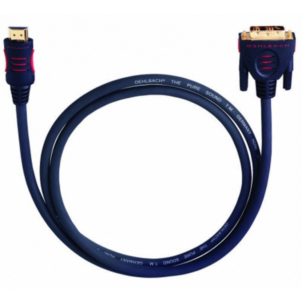 Кабель HDMI - DVI Oehlbach 2412 Real Matrix HS/DVI 3.0m