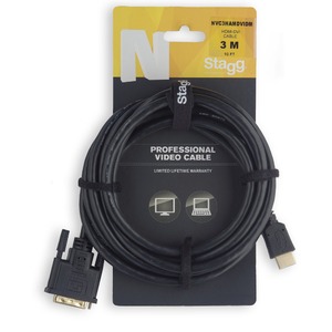 Кабель HDMI - DVI Stagg NVC3HAMDVIDM 3.0m