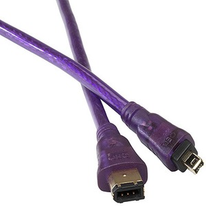 Кабель IEEE 1394 4pin - 6pin QED Qunex QWire-P 6pin-4pin 1.0m