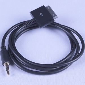 Кабель USB 2.0 Тип 30-pin - Jack Ultimate Audio 30-pin to MiniJack Cable Black 1.0m