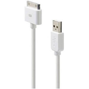 Кабель USB 2.0 Тип A - 30-pin Belkin F8Z328ea04-WHT 1.2m