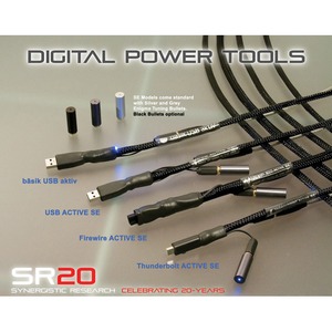 Кабель USB 2.0 Тип A - B Synergistic Research USB Active SE with Enigma tuning (Black) 1.0m