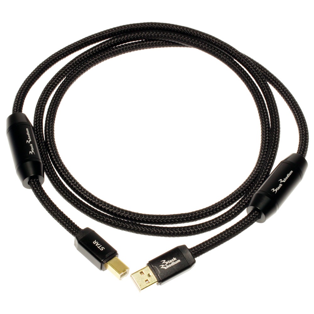 Кабель USB 2.0 Тип A - B Black Rhodium Star USB A-B 1.0m