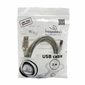 USB кабель Cablexpert CCF-USB2-AMBM-TR-2M 2.0m