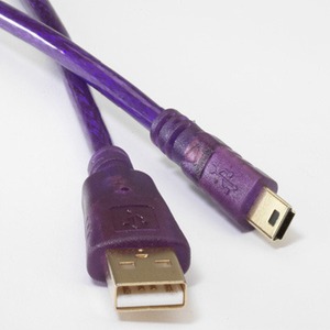 Кабель USB 2.0 Тип A - B 5pin mini QED Qunex USB-P Type A - mini B 1.0m