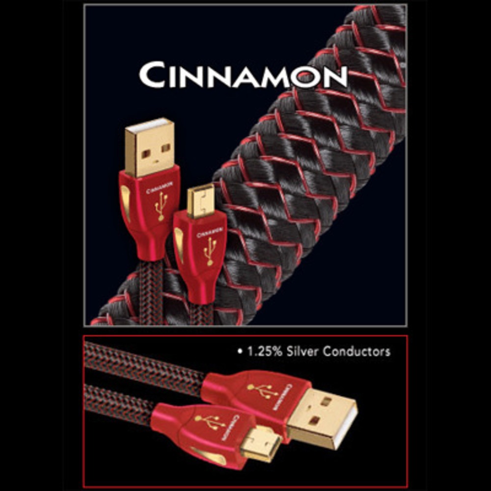 Кабель USB 2.0 Тип A - B 5pin mini Audioquest Cinnamon USB A-Mini 5.0m