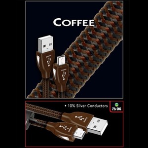 Кабель USB 2.0 Тип A - B 5pin mini Audioquest Coffee USB A-Mini 0.75m