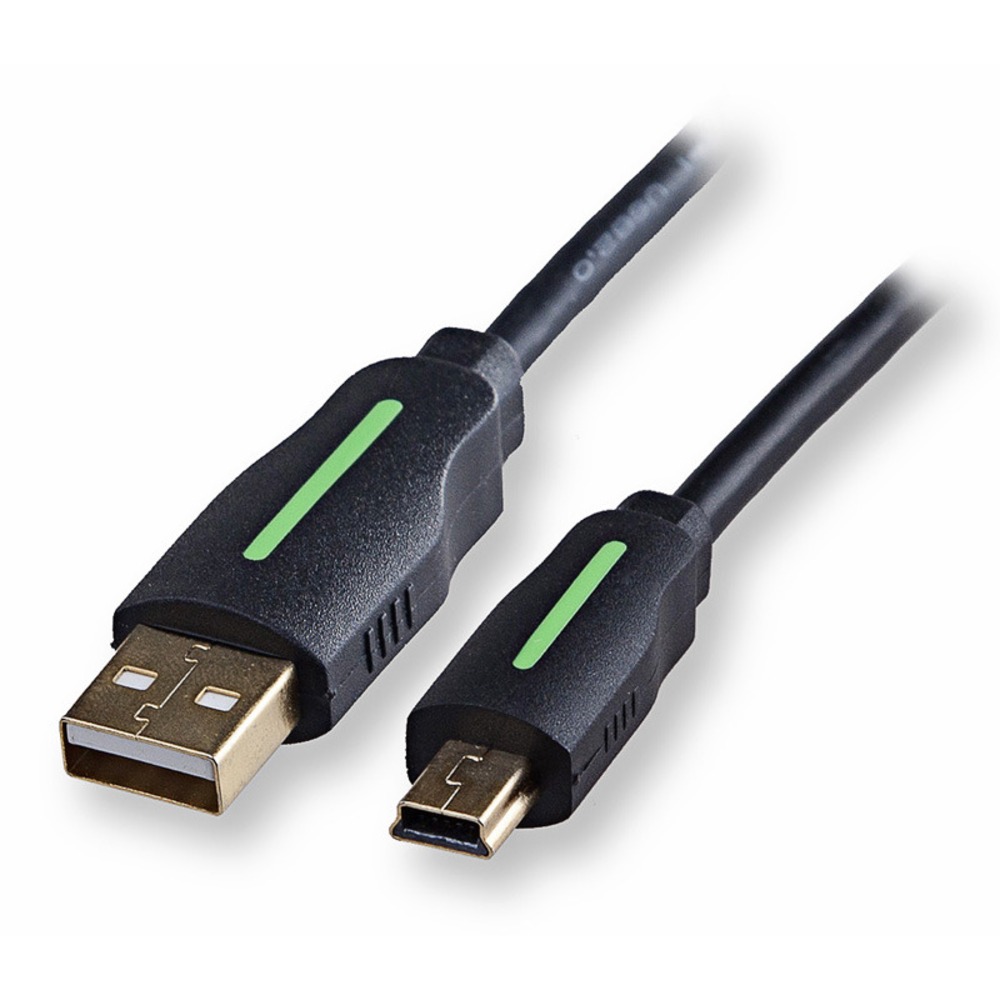 Кабель USB 2.0 Тип A - B 5pin mini Logan EL368-0180 1.8m