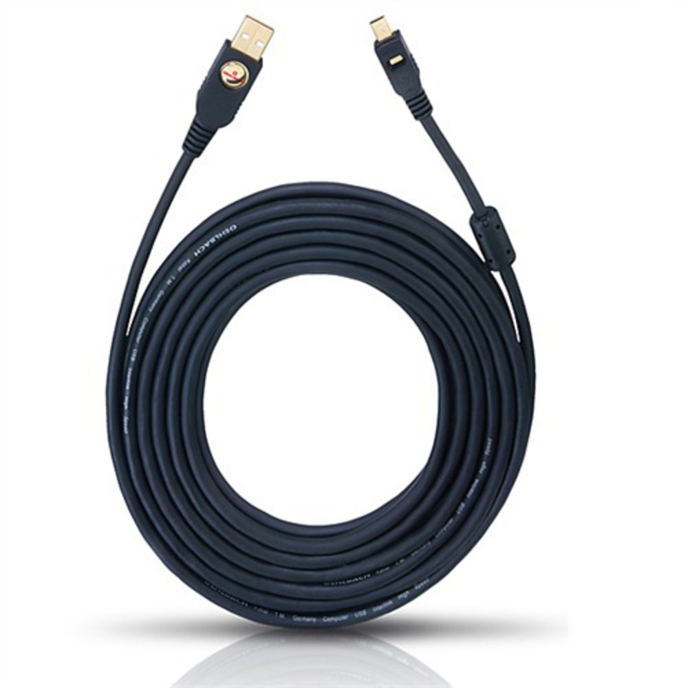 Кабель USB 2.0 Тип A - B 5pin mini Oehlbach 9121 1.5m