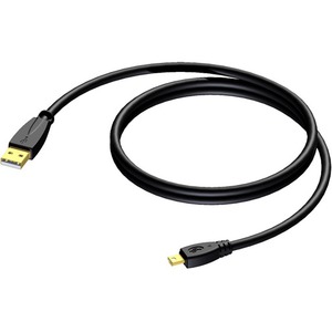 Кабель USB 2.0 Тип A - B 5pin mini Procab CXU620/5 5.0m