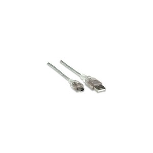 Кабель USB Type-A – Mini-B Greenconnect GCR-UM1M5P-BD2S 0.15m