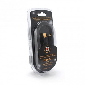Кабель USB 2.0 Тип A - B 5pin mini Konoos KC-USB2-AM5P-1.8 1.8m