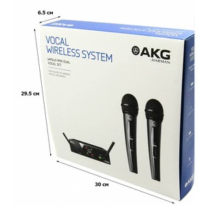 Радиосистема на два микрофона AKG WMS40 Mini2 Vocal Set BD US45A/C