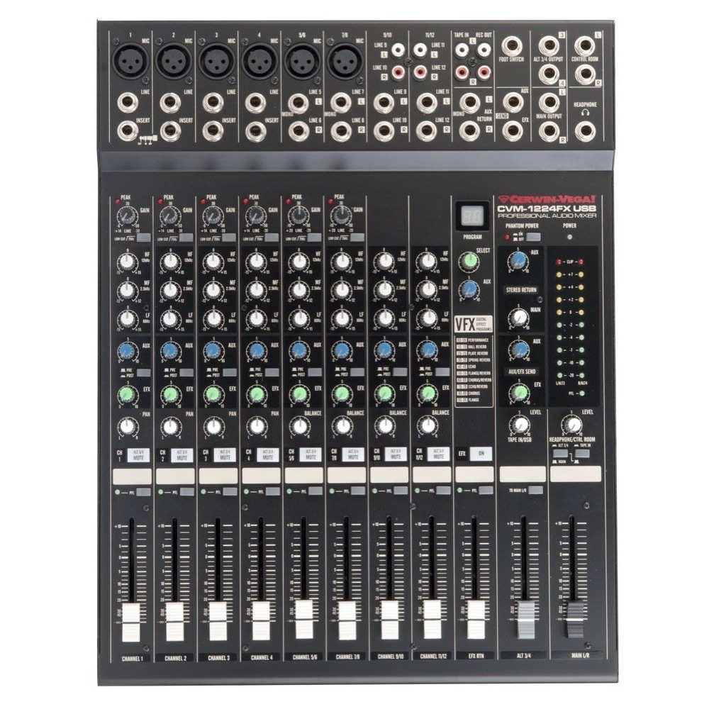 Аналоговый микшер Cerwin-Vega CVM1224FXUSB