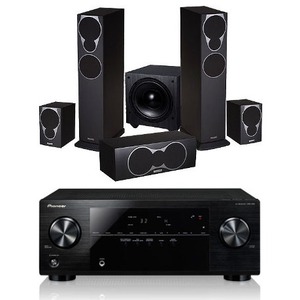 Комплект акустических систем Mission Mission 5.1 Cherry + Pioneer VSX-322-K