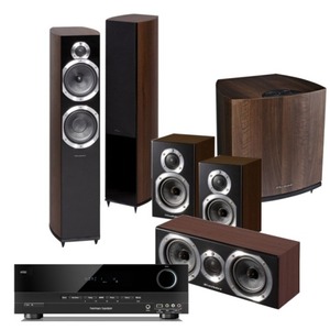 Комплект акустических систем Harman Kardon AVR70 + Wharfedale Diamond 5.1 Wenge