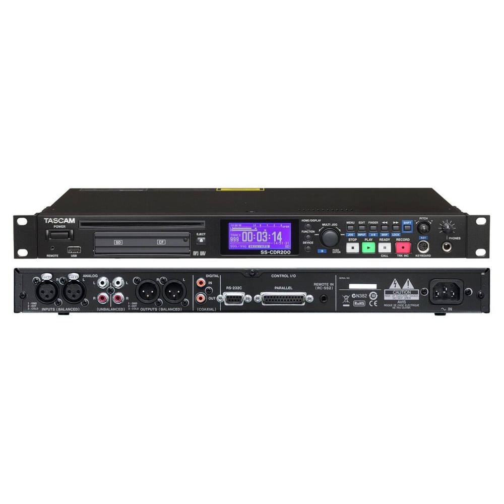 Студийный рекордер/проигрыватель TASCAM SS-CDR200