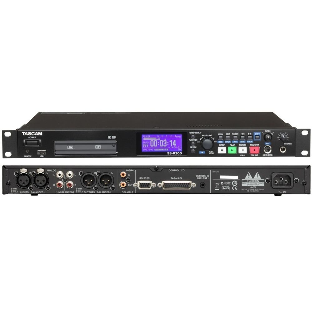 Студийный рекордер/проигрыватель TASCAM SS-R200