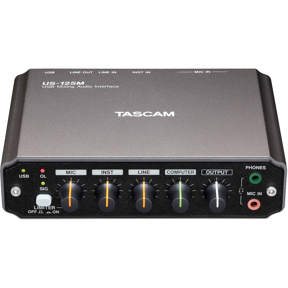 Внешняя звуковая карта с USB TASCAM US-125M